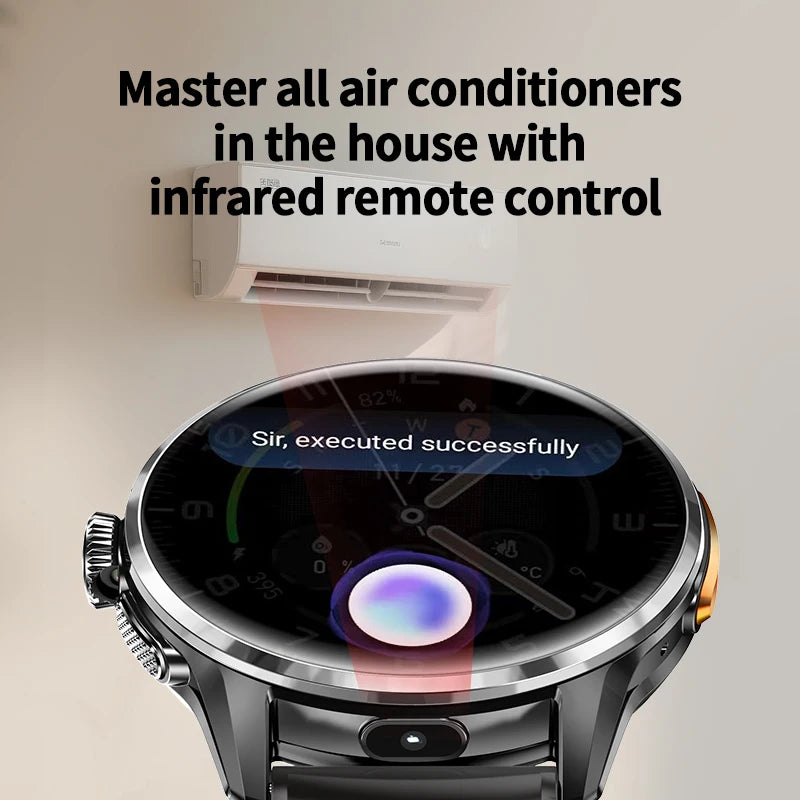 Popular Fashion Smart Watch Android 0S 4G 5G Global Net HD AMOLED Screen Download APP Health Sport Fast Charging