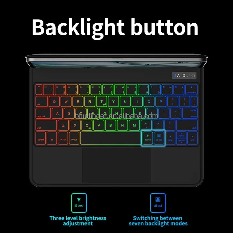 Wireless Tablet Keyboardwireless Rechargeable case for iPad Pro 11 Inch1 Air 6 5 4 10.9 for iPad Air 11-inch M2 and M3