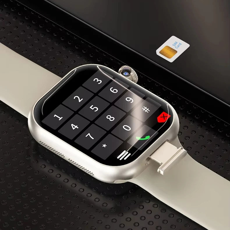 Newest Arrival Square Smart Watches with GPS Sim Watch 4G Android Watch Support APP