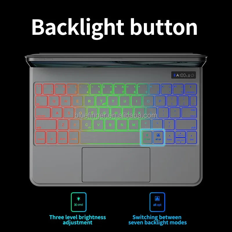 Wireless Tablet Keyboardwireless Rechargeable case for iPad Pro 11 Inch1 Air 6 5 4 10.9 for iPad Air 11-inch M2 and M3